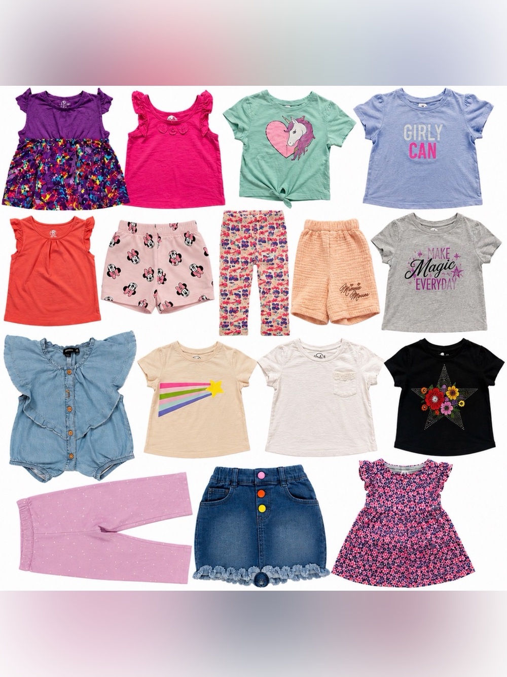 2t Warm Weather Bundle:Girls' Mixed brands & Colors Kids bottoms & tops Sets